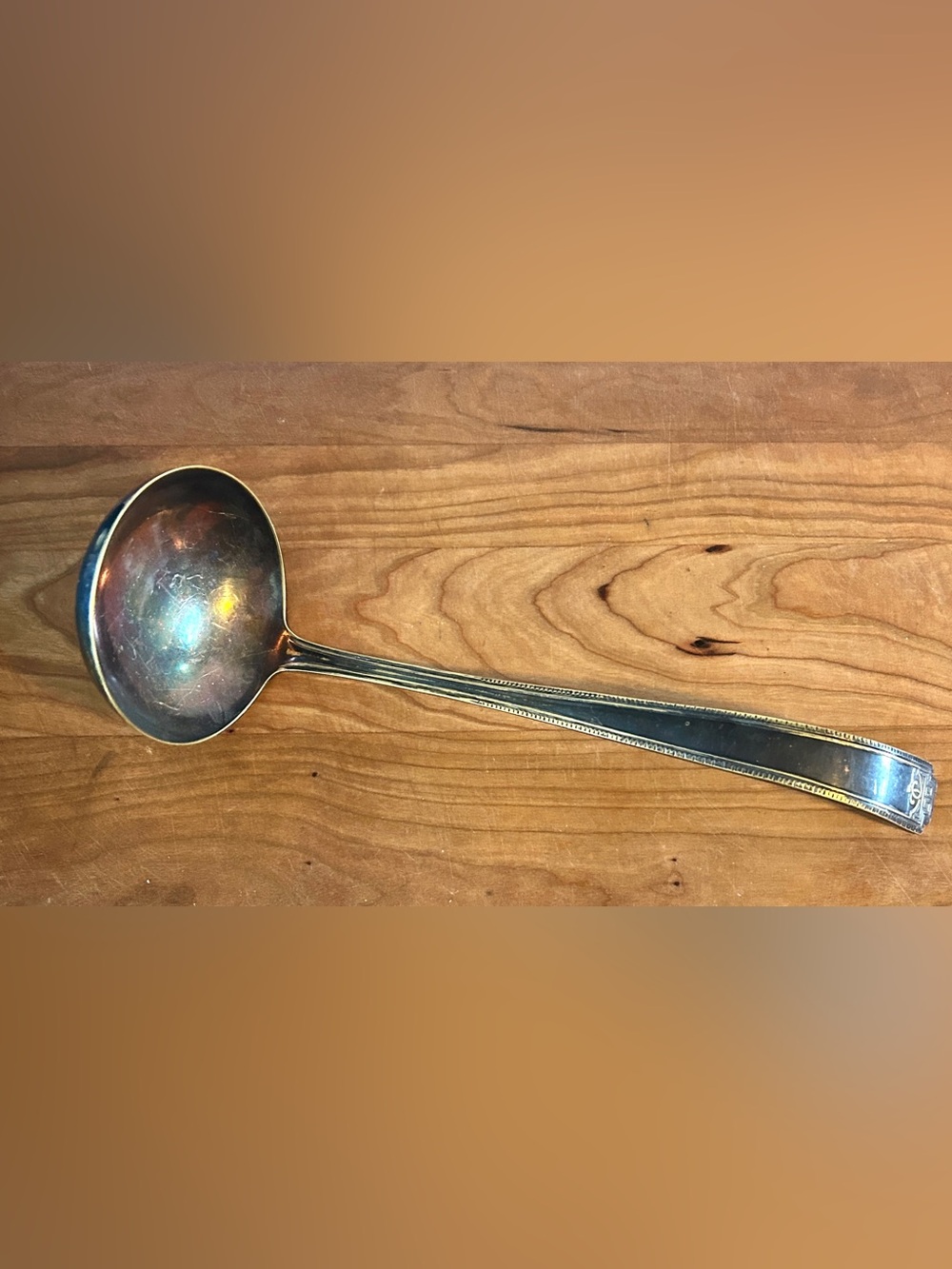 VTG National Silver Co VICEROY Silverplate Full Size 11” Soup Ladle 1930s-60s